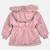 Parka fille imprimée Noir+Rose+Rose clair 11 - vertbaudet enfant 
