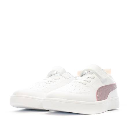 Baskets fille rickie junior Blanc+Rose 6 - vertbaudet enfant 