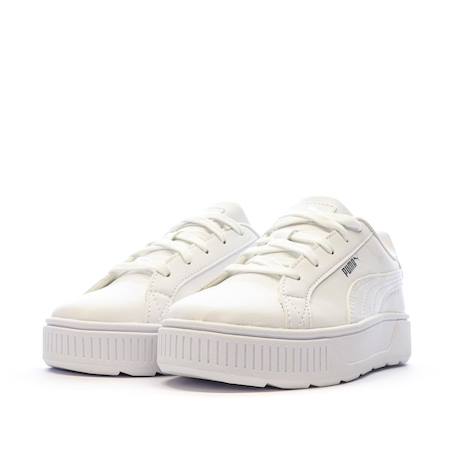Baskets basses  à lacets Blanc+Puma noir   blanc 6 - vertbaudet enfant 