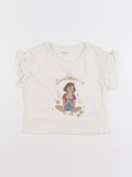 Tee-shirt - 2 ans Blanc 1 - vertbaudet enfant 