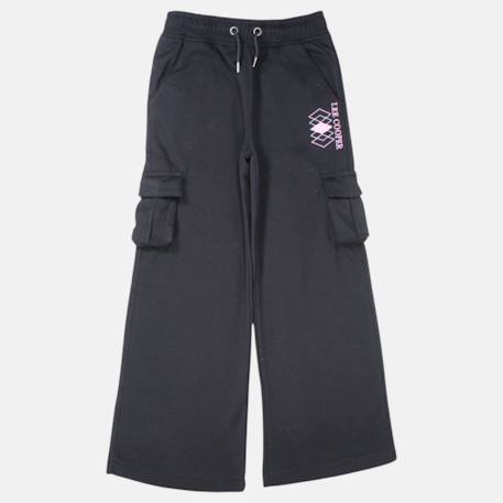 Pantalon fille Bleu+Noir+Rose 10 - vertbaudet enfant 