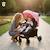 Poussette america 3 Beige+Noir+Rose 14 - vertbaudet enfant 