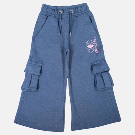 Pantalon fille Bleu+Noir+Rose 4 - vertbaudet enfant 