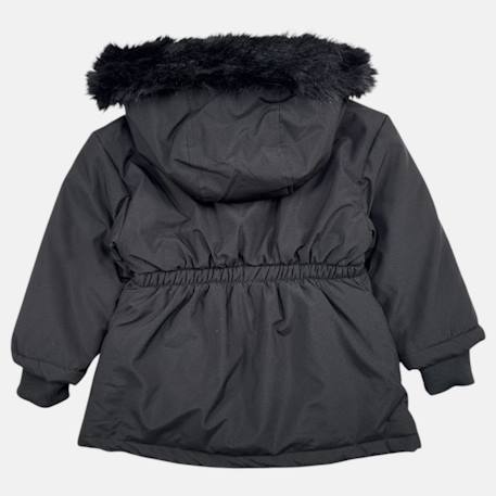 Parka fille imprimée Noir+Rose+Rose clair 5 - vertbaudet enfant 
