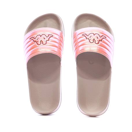 Claquettes fille logo searl Rose 3 - vertbaudet enfant 