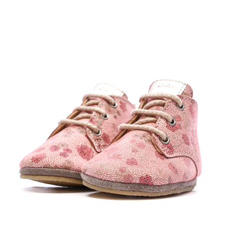 Layas Blanc floral+Marine metal+Rose fleurs 18 - vertbaudet enfant 