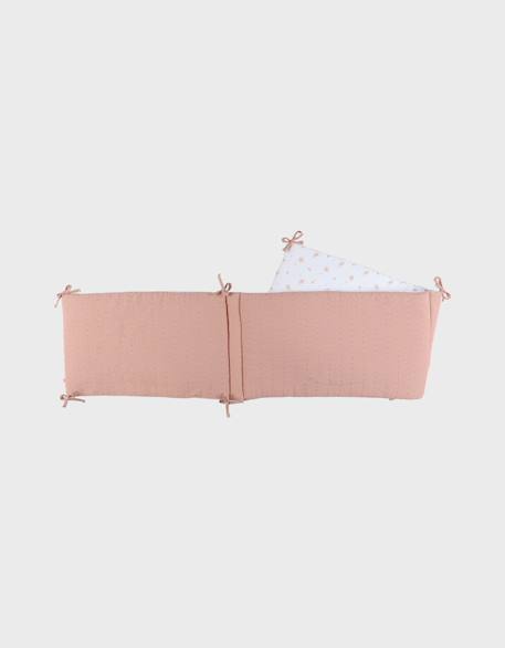 Tour de lit mousseline de coton bio Rose 4 - vertbaudet enfant 