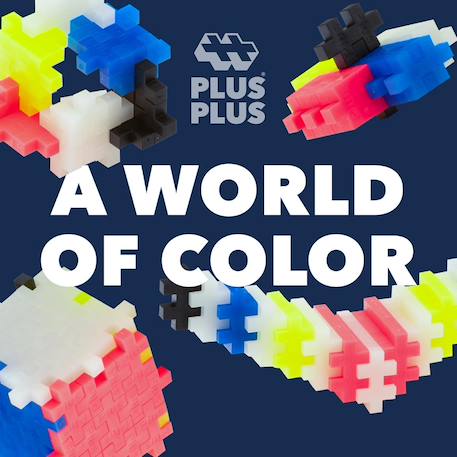 Jeu de construction plus-plus mega – 240 pièces glow-in-the-dark – 3 ans et plus Multicolore 4 - vertbaudet enfant 