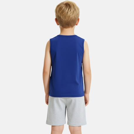 Ensemble garçon débardeur et short spiderman Gris+Rouge 2 - vertbaudet enfant 