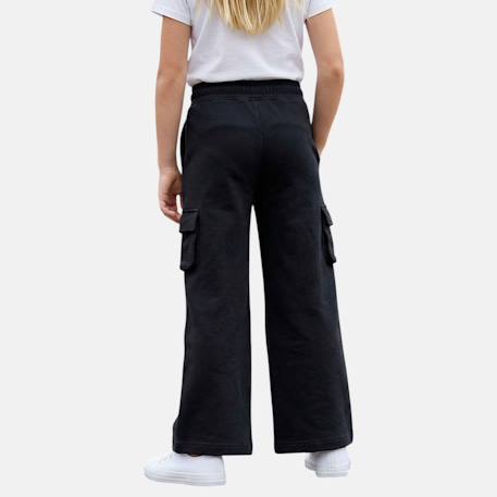 Pantalon fille Bleu+Noir+Rose 9 - vertbaudet enfant 