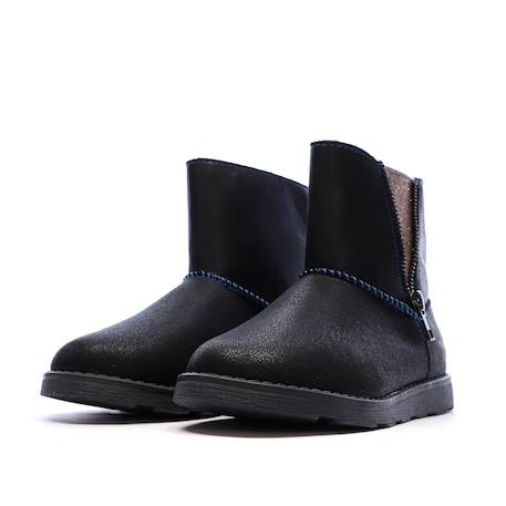Boots enfant aldize Bordeaux+Marine+Noir 12 - vertbaudet enfant 