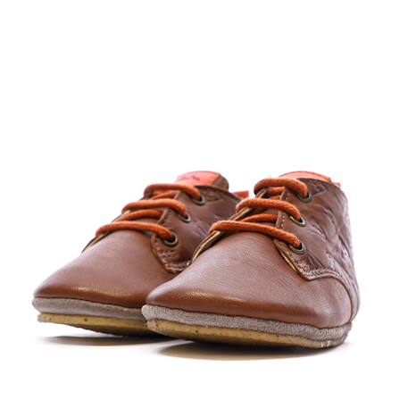 Chaussons bébé layas Camel fantaisie+Marine fantaisie 6 - vertbaudet enfant 