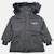 Parka fille imprimée Noir+Rose+Rose clair 3 - vertbaudet enfant 