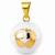 De grossesse collier  avec pieds dorés Blanc avec pieds dorés 1 - vertbaudet enfant 