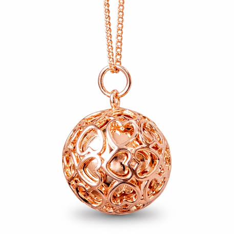 De grossesse collier cage de coeurs Or+Rose 4 - vertbaudet enfant 