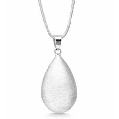-De grossesse collier goutte effet brossé