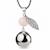 De grossesse collier perle et feuille Argent+Rose 1 - vertbaudet enfant 