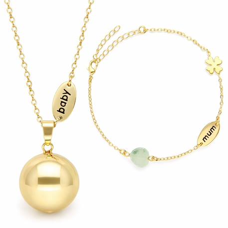 Coffret  de grossesse et bracelet Or+Rose 1 - vertbaudet enfant 