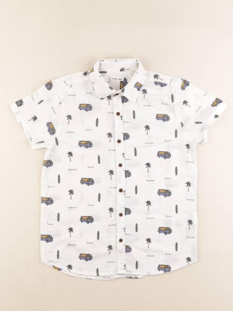 Chemise - 10 ans Blanc 1 - vertbaudet enfant 