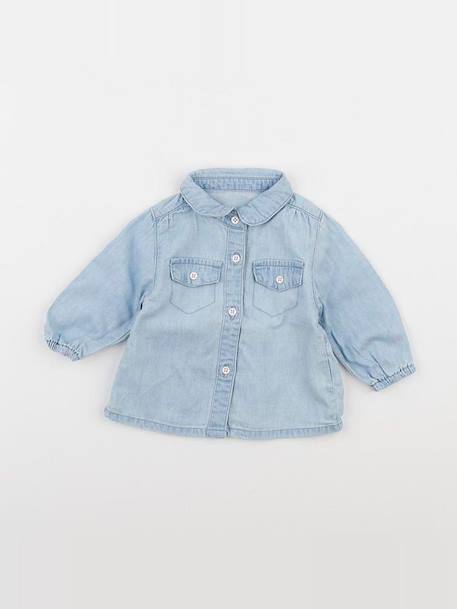 Chemise - 3 mois Bleu 1 - vertbaudet enfant 