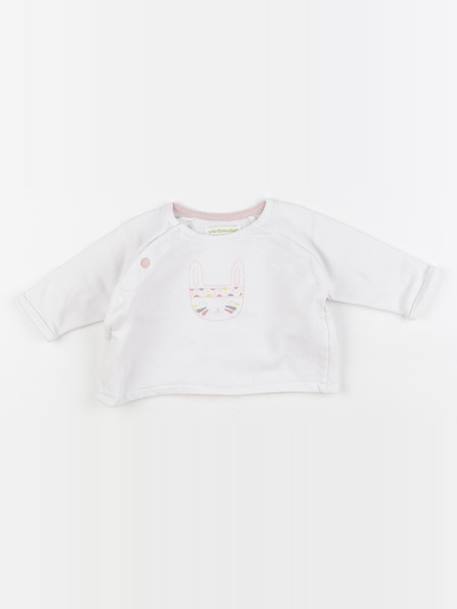 Sweat - 3 mois Blanc 1 - vertbaudet enfant 