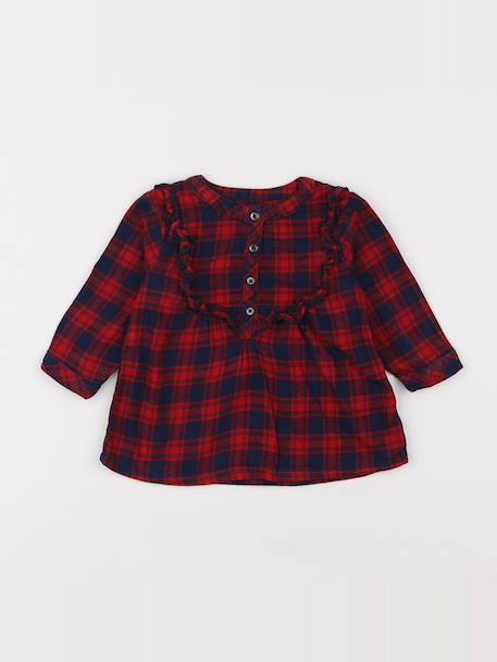 Blouse - 3 mois Rouge 1 - vertbaudet enfant 
