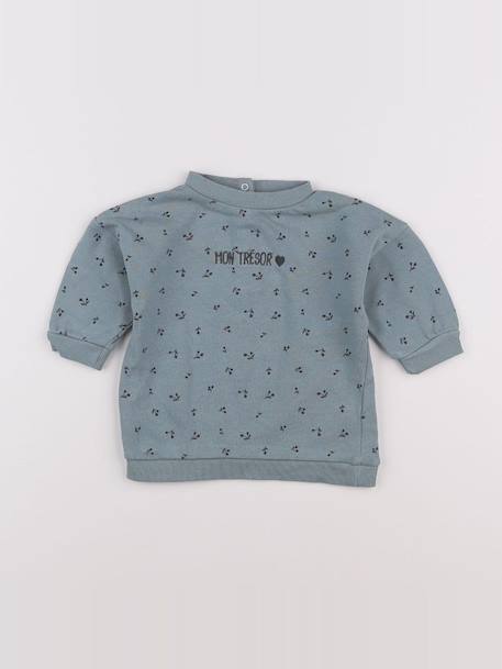 Sweat - 6 mois Vert 1 - vertbaudet enfant 