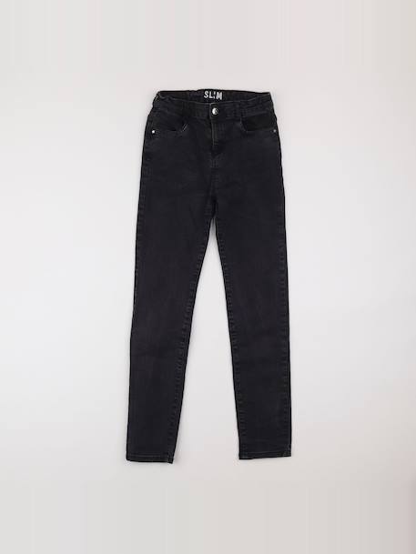 Jean - 12 ans Gris 1 - vertbaudet enfant 