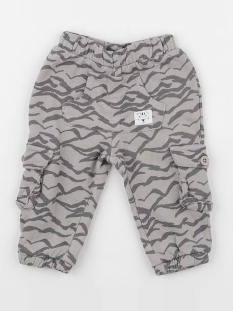 Pantalon - 6 mois Gris 1 - vertbaudet enfant 