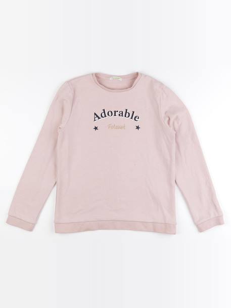 Sweat - 14 ans Rose 1 - vertbaudet enfant 