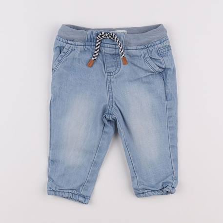 Jean - 6 mois Bleu 1 - vertbaudet enfant 