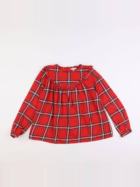 Blouse - 12 ans Rouge 1 - vertbaudet enfant 