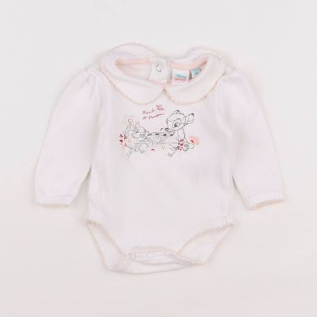 Body à col - 3 mois Blanc 1 - vertbaudet enfant 