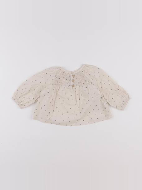 Blouse - 6 mois Beige 1 - vertbaudet enfant 