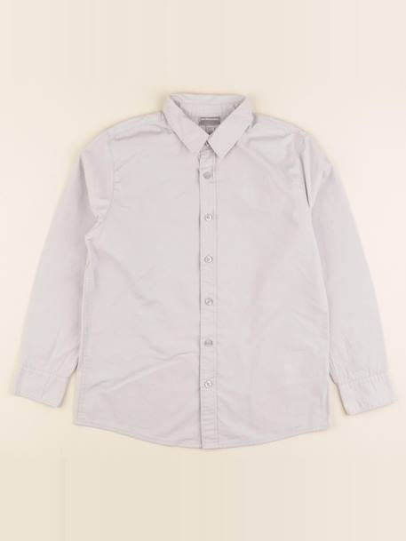 Chemise - 10 ans Gris 1 - vertbaudet enfant 