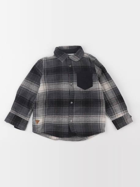 Chemise - 4 ans Gris 1 - vertbaudet enfant 