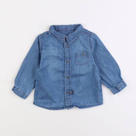 Chemise - 12 mois Bleu 1 - vertbaudet enfant 
