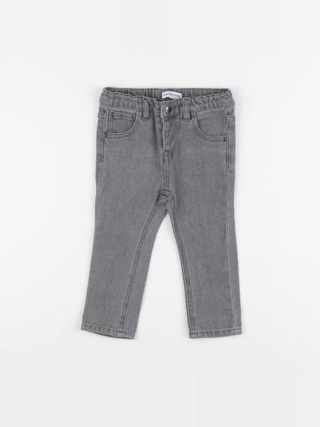 Jean - 18 mois Gris 1 - vertbaudet enfant 