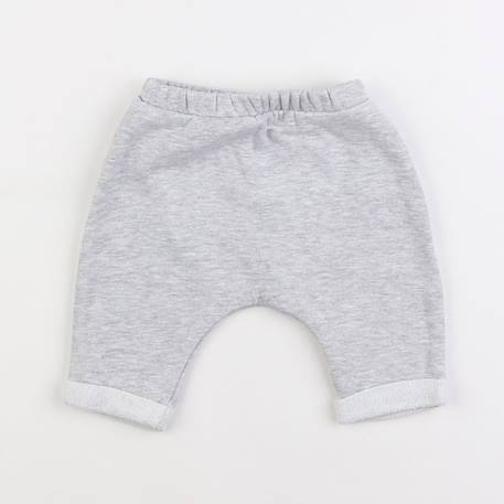 Pantalon - 3 mois Gris 1 - vertbaudet enfant 