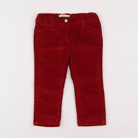Pantalon - 12 mois Rouge 1 - vertbaudet enfant 