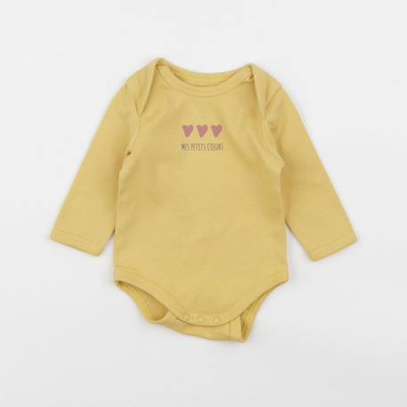 Body - 3 mois Jaune 1 - vertbaudet enfant 