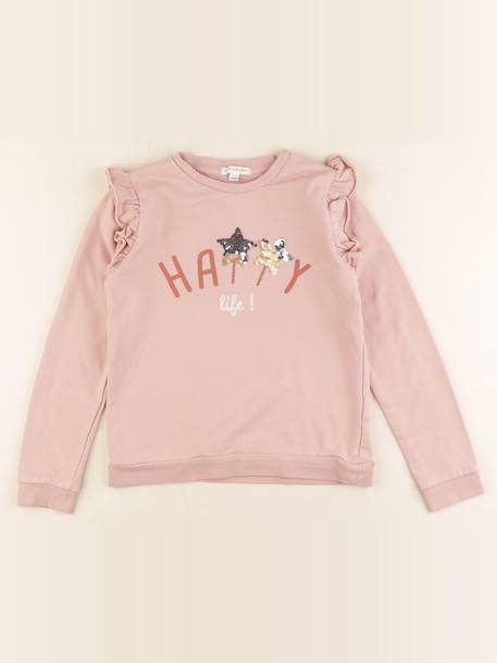 Sweat - 10 ans Rose 1 - vertbaudet enfant 