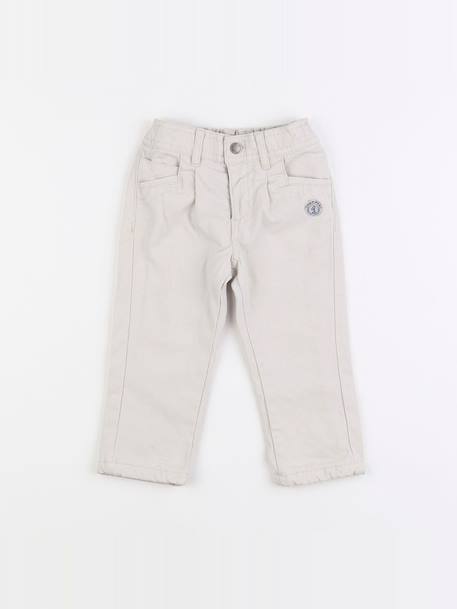 Jean - 12 mois Beige 1 - vertbaudet enfant 
