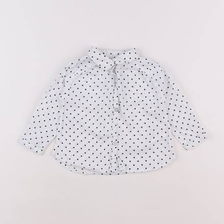 Chemise - 6 mois Blanc, bleu 1 - vertbaudet enfant 