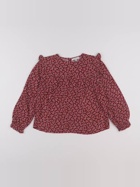 Blouse - 8 ans Rouge 1 - vertbaudet enfant 
