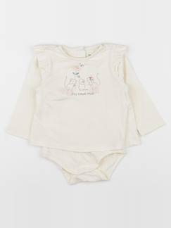 Seconde main-Fille-Body bébé-Body tee-shirt - 9 mois