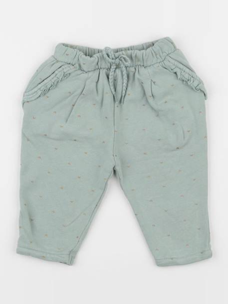 Pantalon - 6 mois Vert 1 - vertbaudet enfant 
