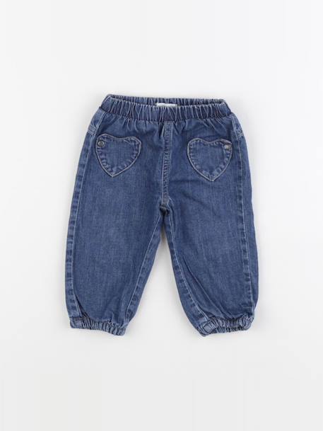 Jean - 6 mois Bleu 1 - vertbaudet enfant 