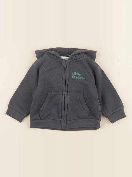 Sweat - 9 mois Bleu 1 - vertbaudet enfant 