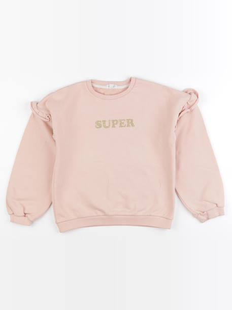 Sweat - 10 ans Rose, or 1 - vertbaudet enfant 